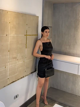 SATIN DRESS