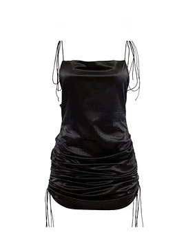 SATIN DRESS