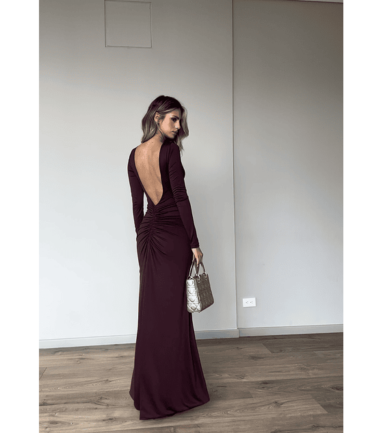 KAMALI DRESS BORGOÑA