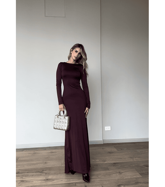 KAMALI DRESS BORGOÑA