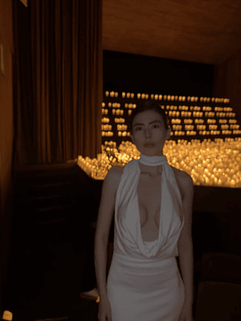 BACK BOW DRESS MARFIL