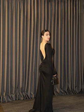 KAMALI DRESS NEGRO