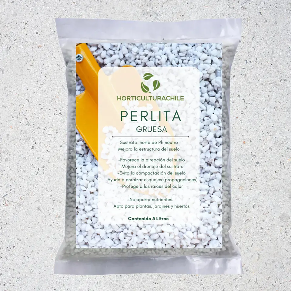 Perlita Gruesa Premium para Sustratos y Cultivos – 5LT. 1