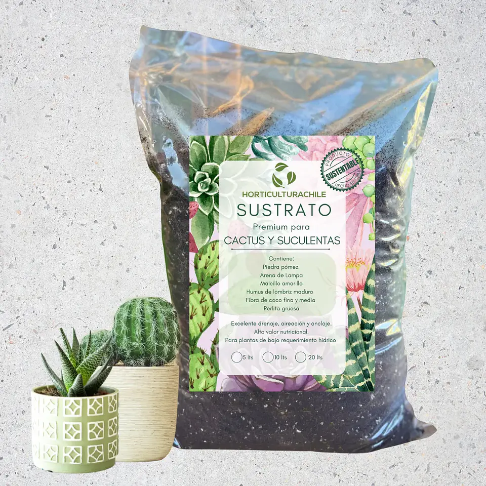 Sustrato Premium Cactus y Suculentas - 5 y 10 LT. 1