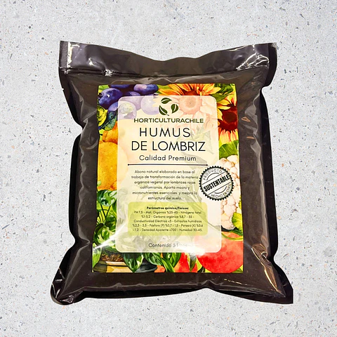 Humus de Lombriz 3 litros – Abono Orgánico Natural para Plantas