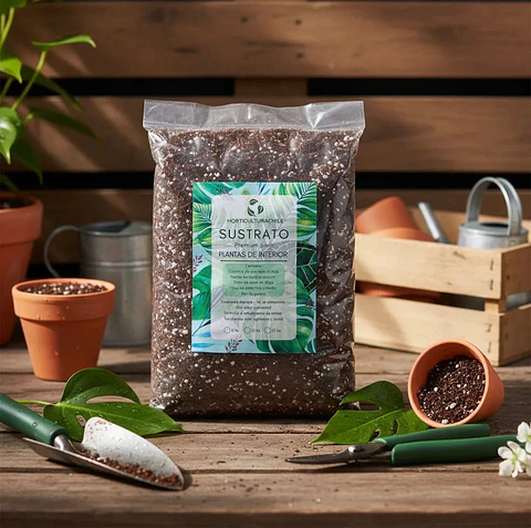 Sustrato Premium para Plantas de Interior y Tropicales – 5, 10 y 20 L