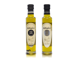 Aceite de oliva con aroma de Trufa Negra + Aceite de oliva con aroma de Trufa Blanca