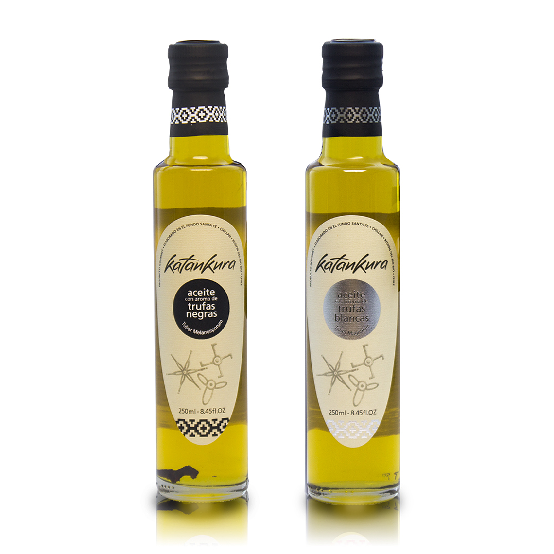 Aceite de oliva con aroma de Trufa Negra + Aceite de oliva con aroma de Trufa Blanca 1