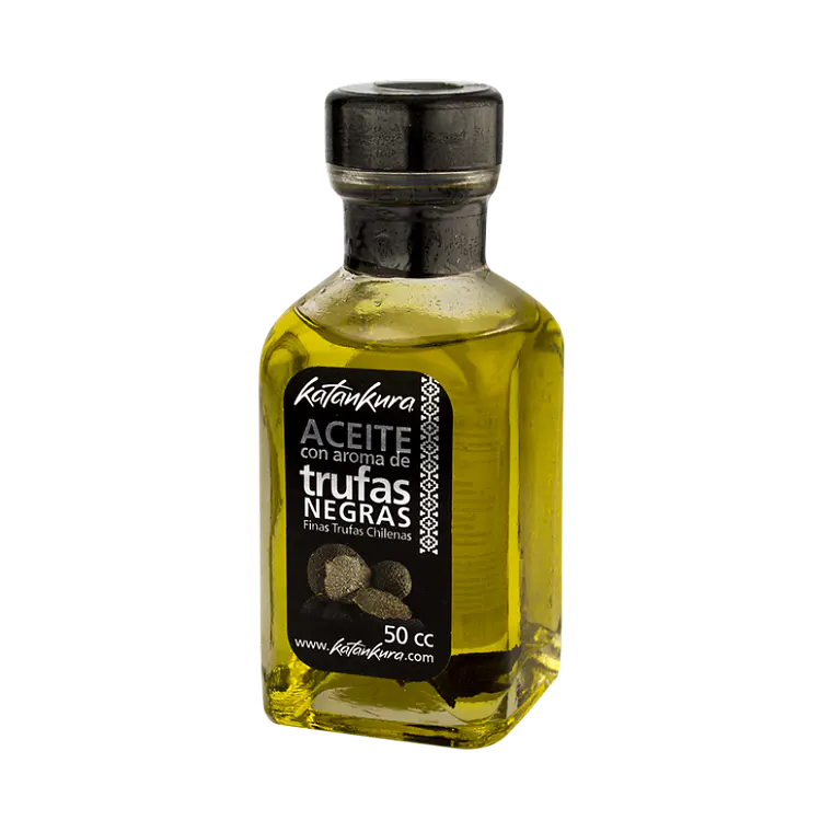 TRUFAS NEGRAS NEGRAS FRESCAS 30 GRS.  + ACEITE DE OLIVA CON AROMA DE TRUFAS NEGRAS 50 ML.  3