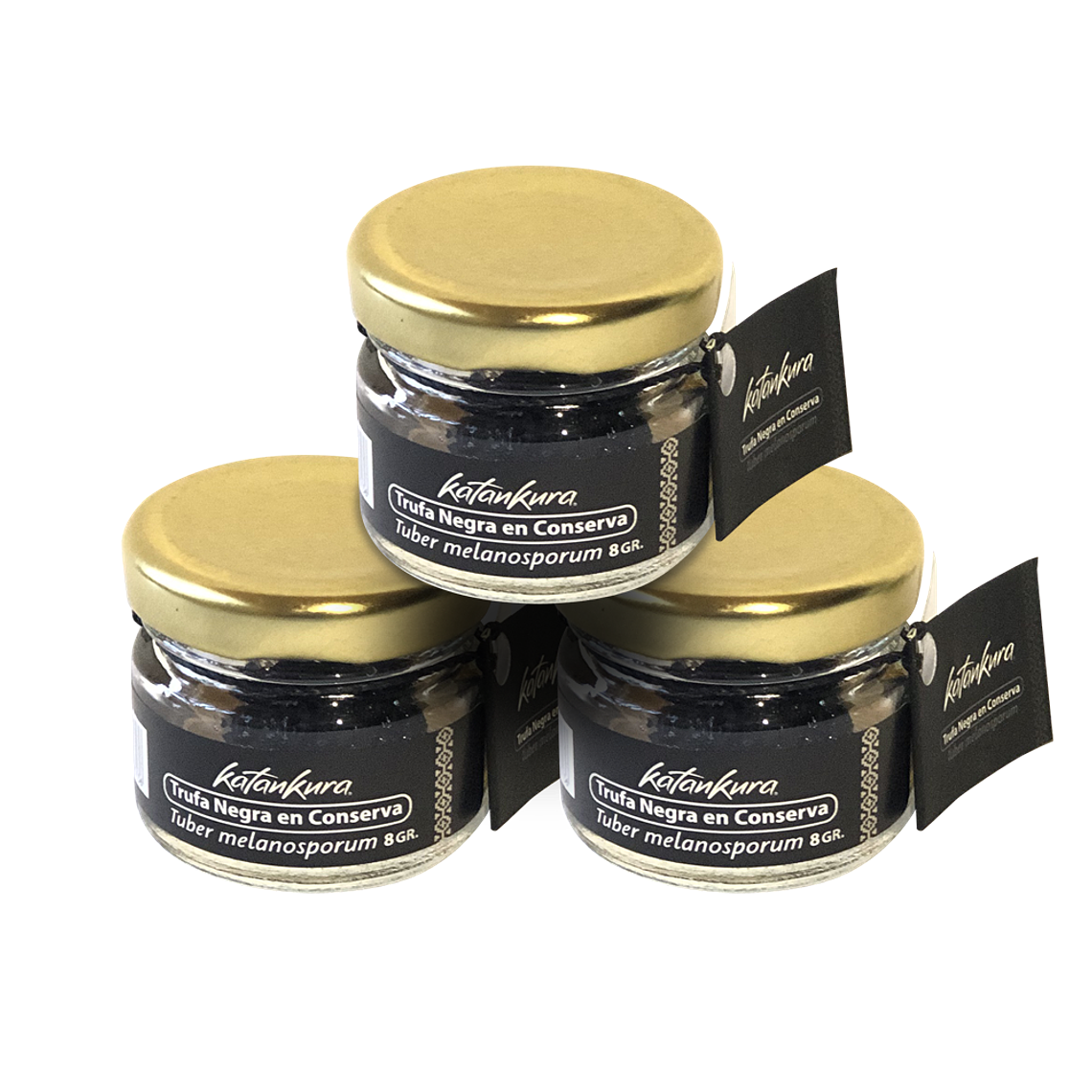 3 - 黒トリュフの塩漬け、8g + マンドリン 2