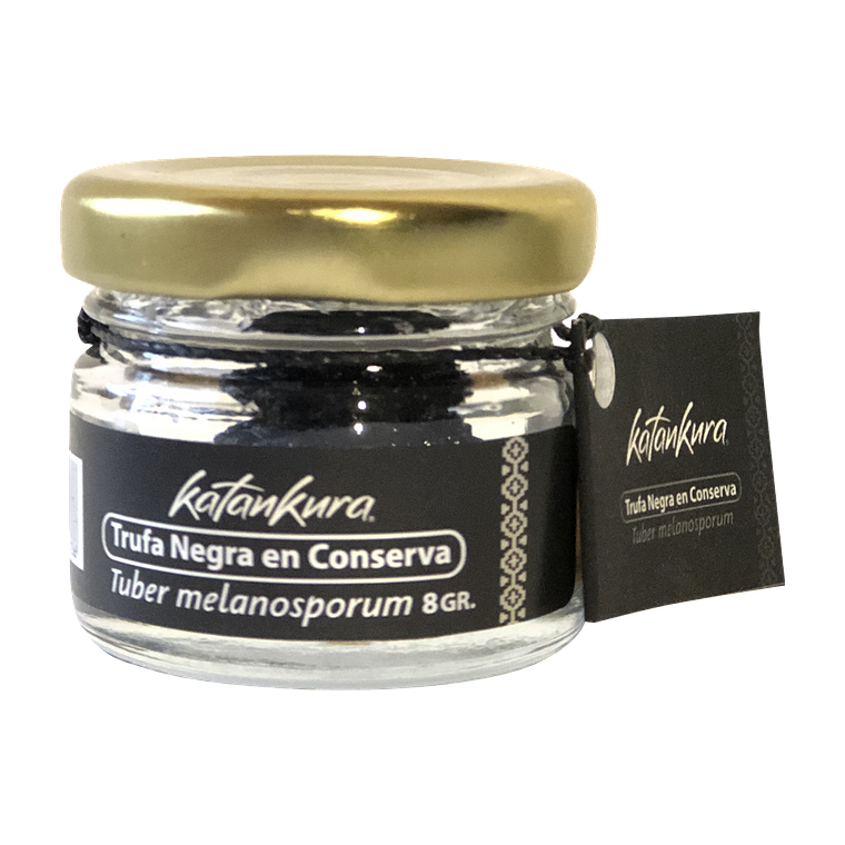 3 - 黒トリュフの塩漬け、8g + マンドリン 3