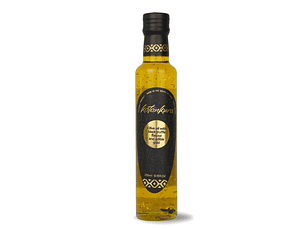 ACEITE DE OLIVA CON AROMA A TRUFA NEGRA Y LAMINAS DE ORO COMESTIBLES 250 ML