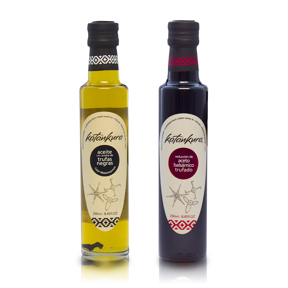 Pack regalo 250 ml- Aceite de oliva con aroma de trufas negras + Reduccioón de Aceto balsámico trufado 4