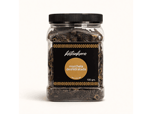 Morchelas deshidratadas, pote de 100 gr 
