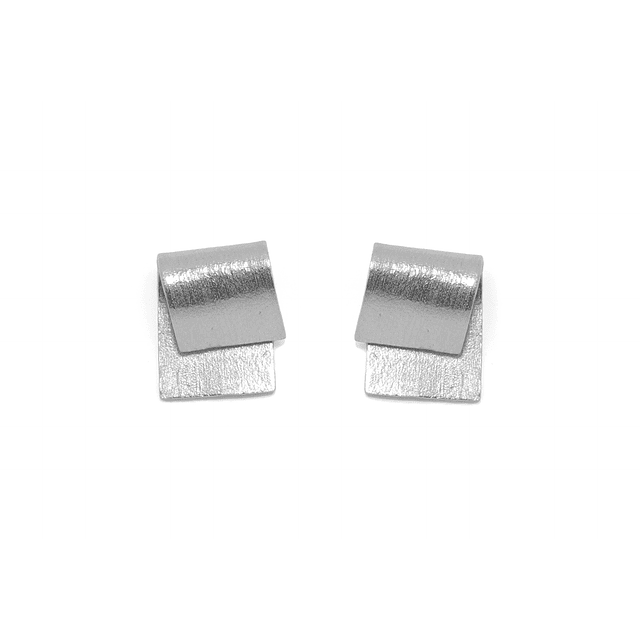 Melting - Silver Earrings MB-016-P