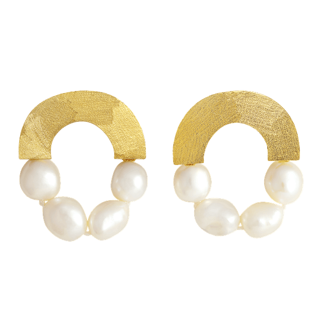 Melting - Golden Earrings MB-010-O
