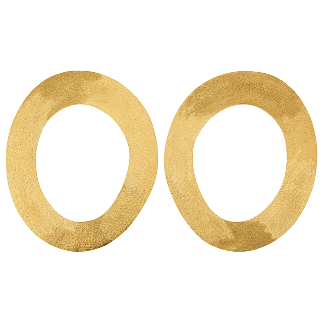 Melting - Golden Earrings MB-013-O