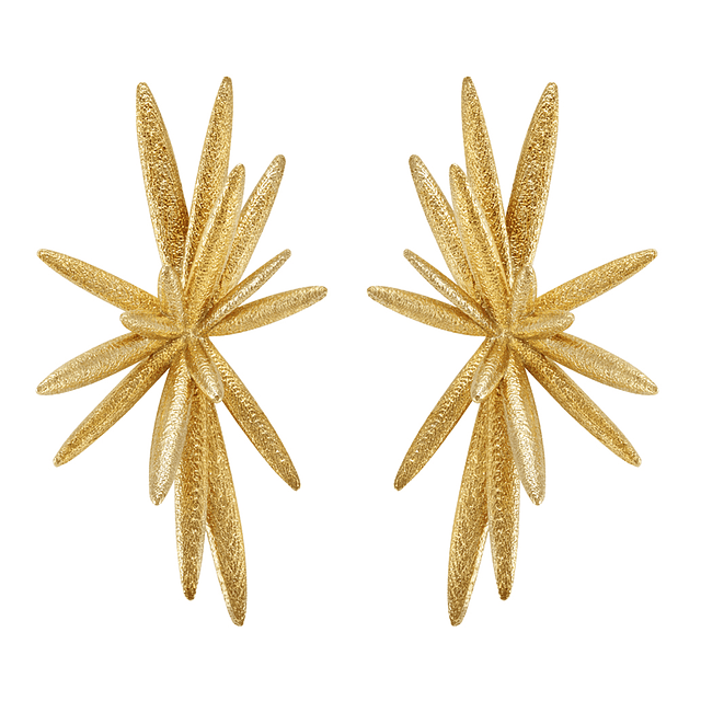 Contenção e Explosão - Brincos Dourados CEB-012-O