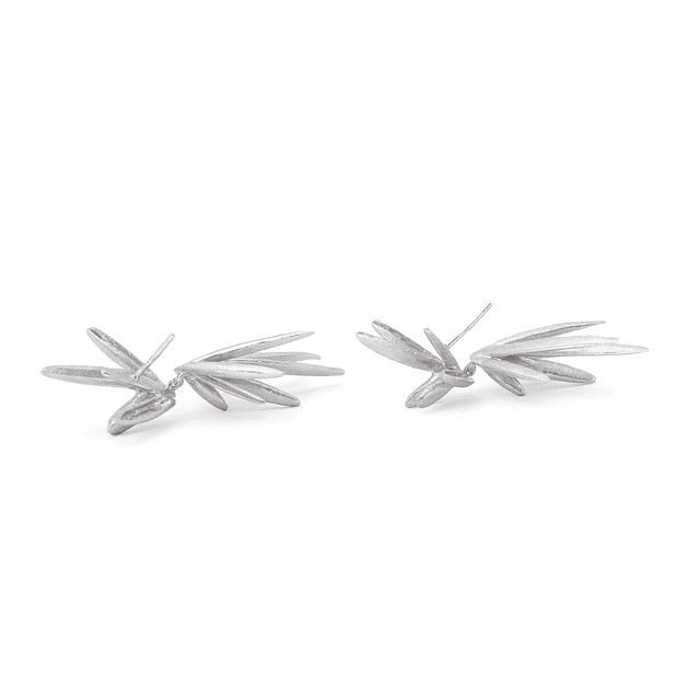 Containment and Explosion - Silver Earrings CEB-011-P