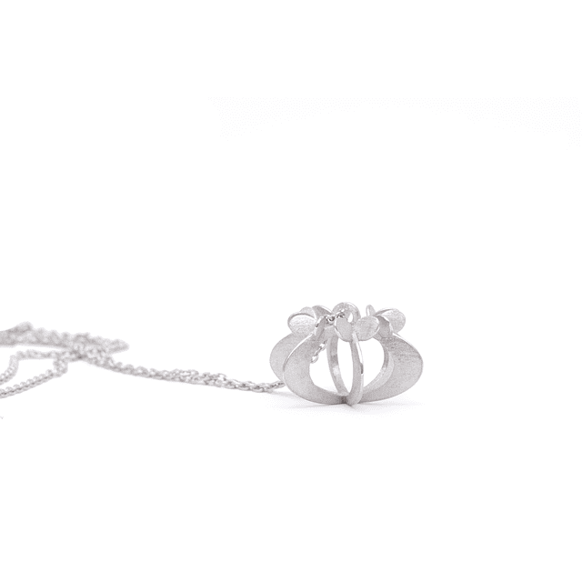 Containment and Explosion - Silver Necklace CCC-010-P