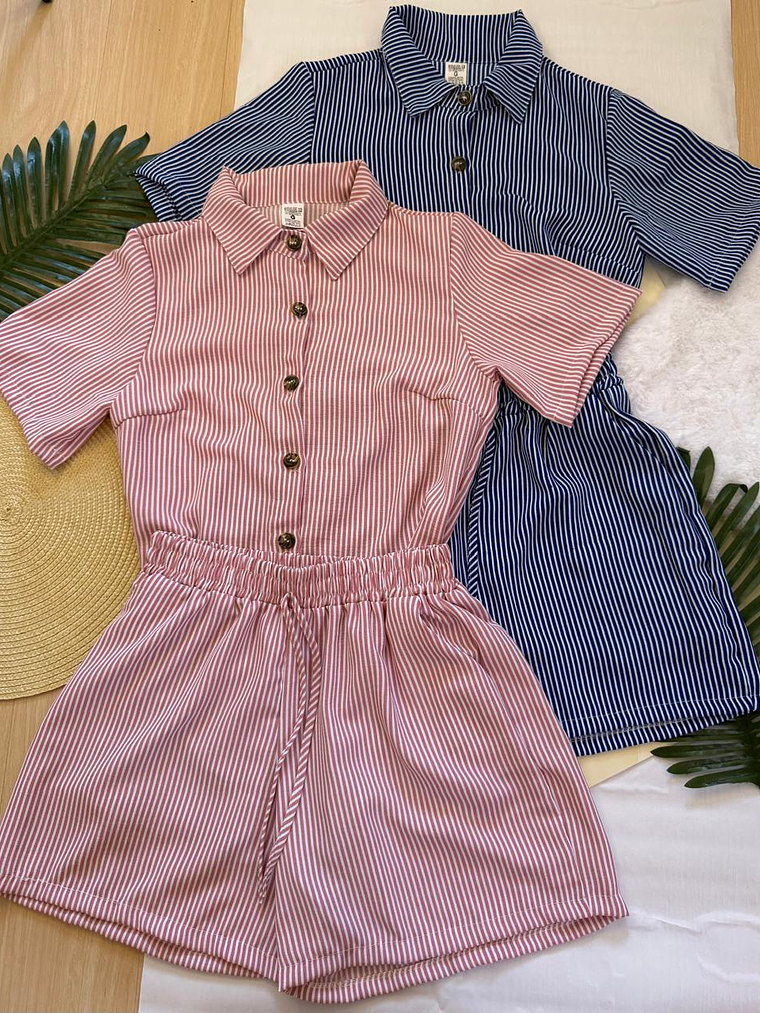 Conjunto blusa y short dama 1