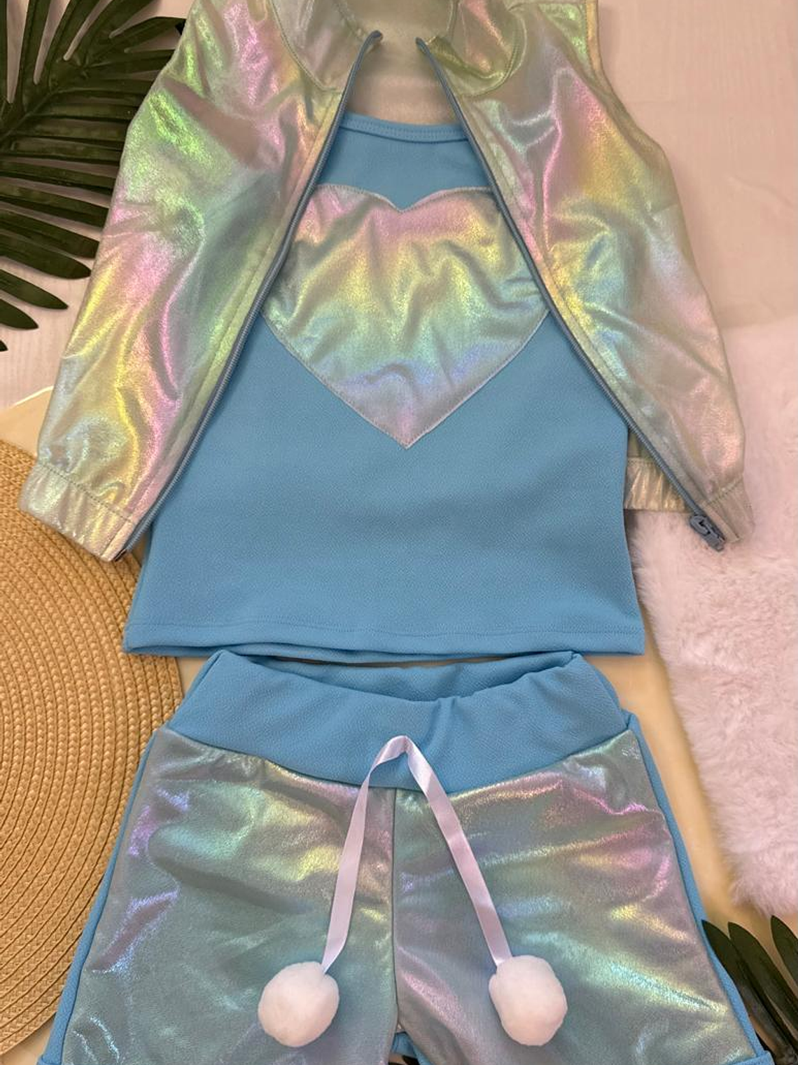 Conjunto infantil Holográfico  3 piezas  2