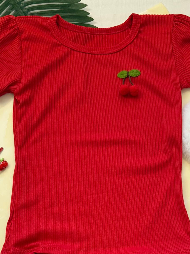 Polera infantil guindas 1