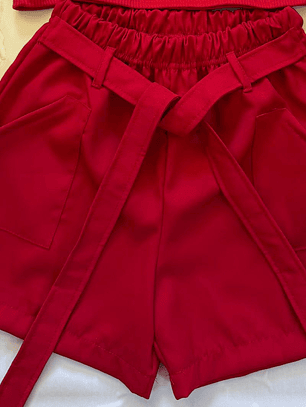 Short infantil con amarra 