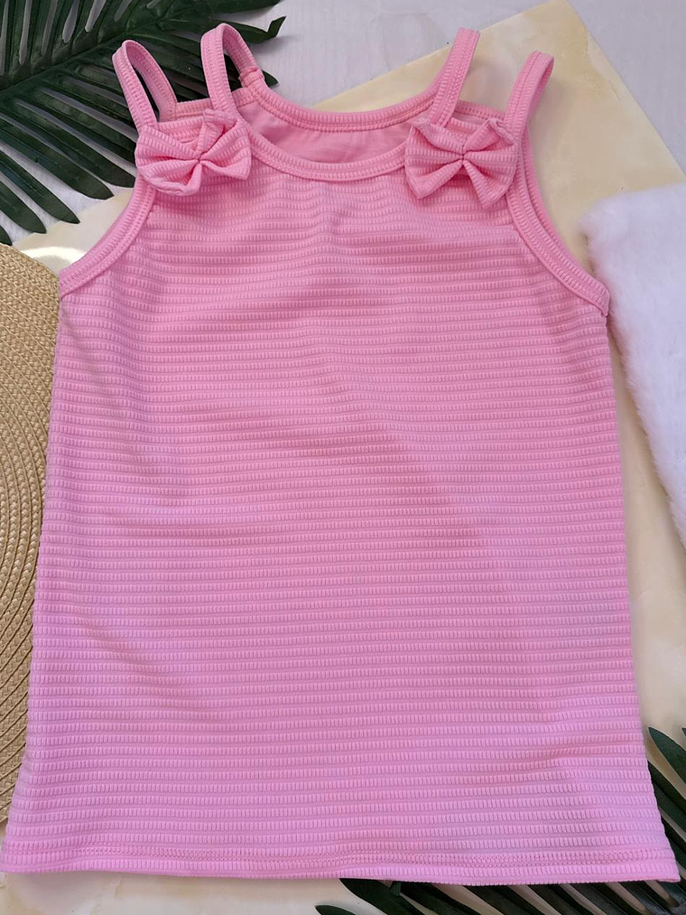 Polera infantil moños 2