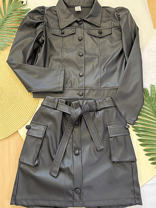 Conjunto infantil cuerina