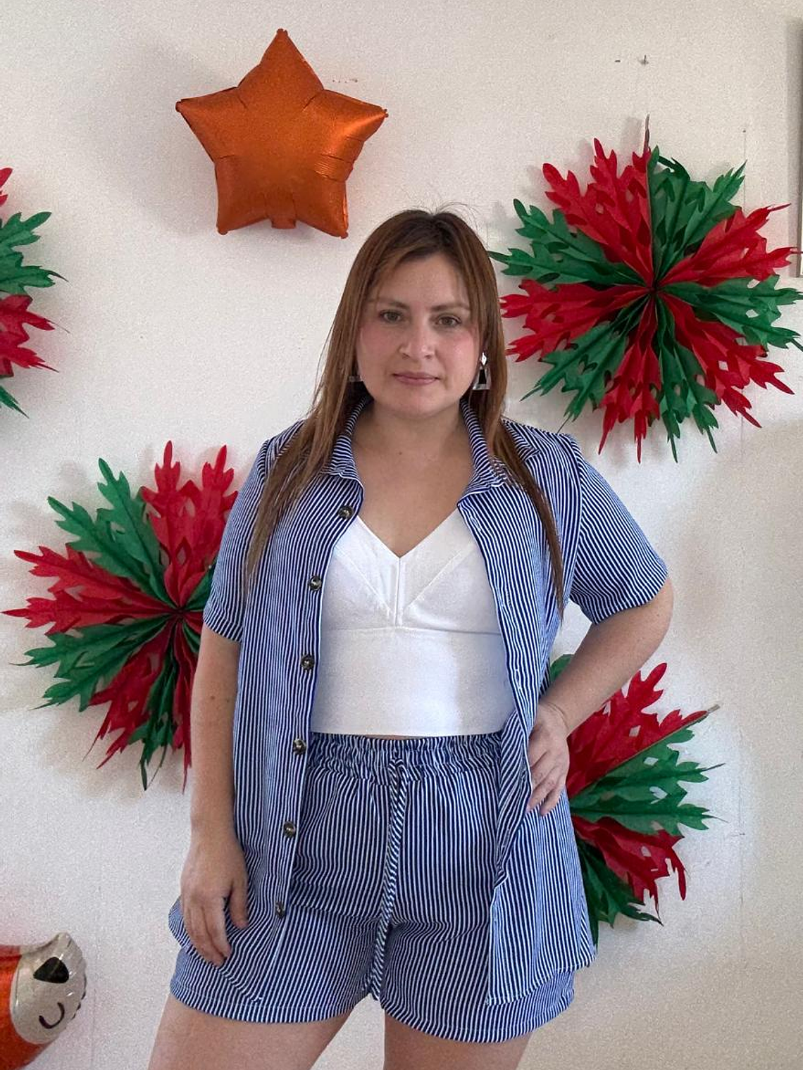 Conjunto blusa y short dama 3