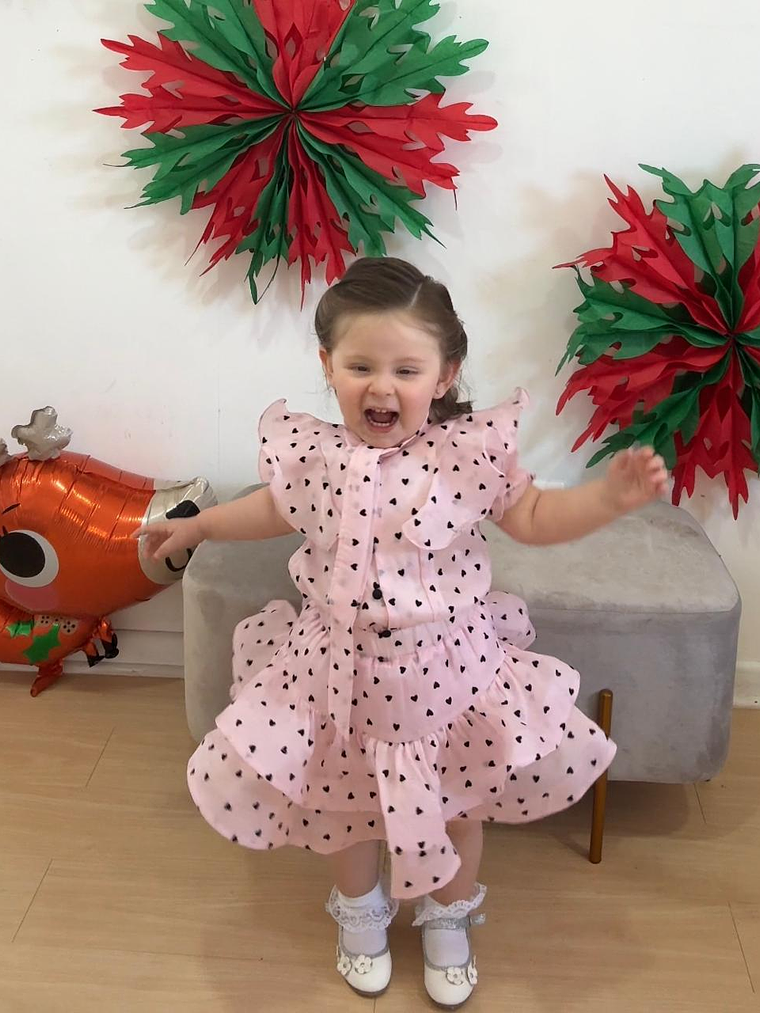 Conjunto infantil corazones 5