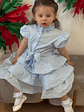 Vestido infantil brillos - Miniatura 5