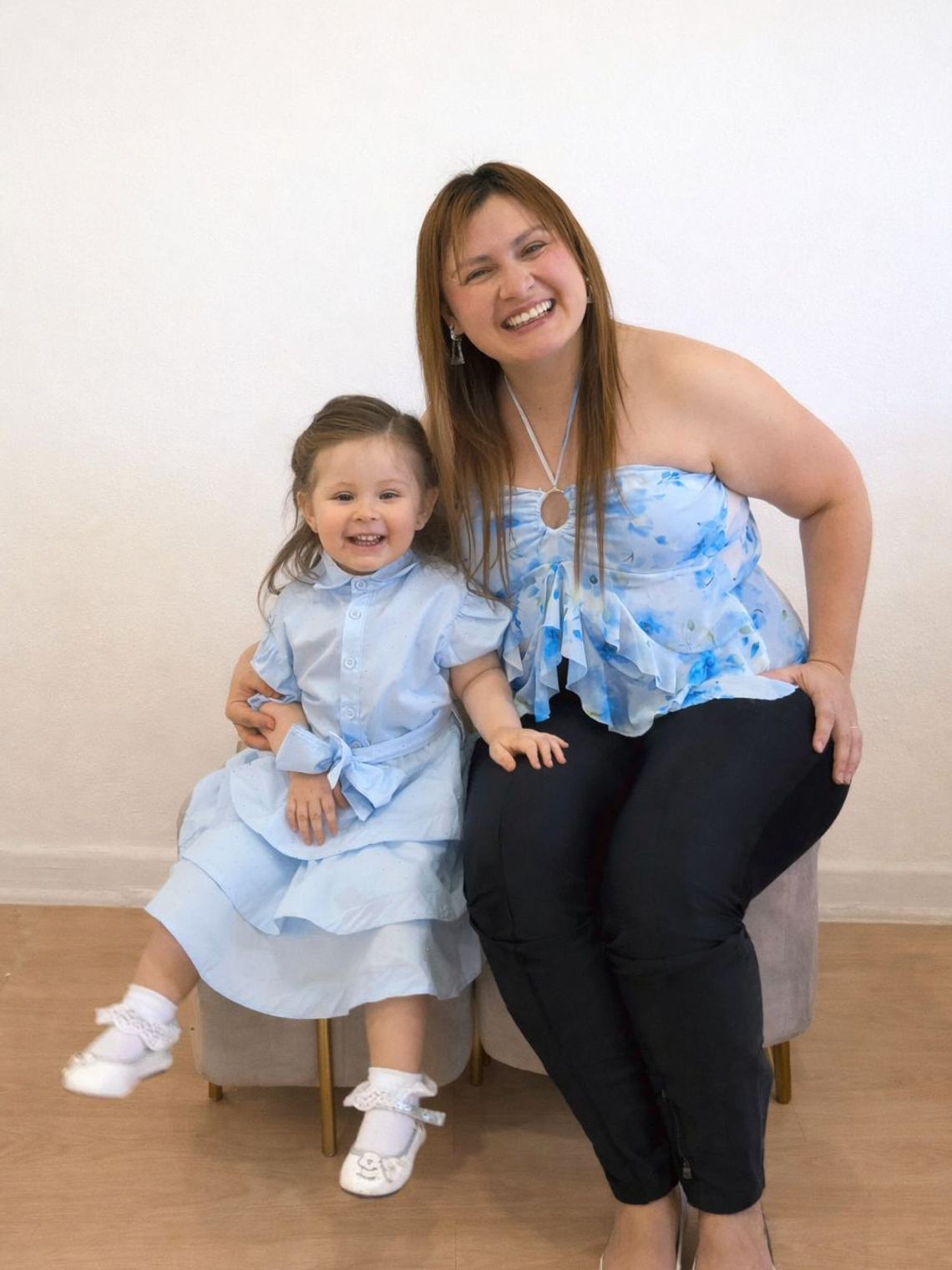 Vestido infantil brillos 2