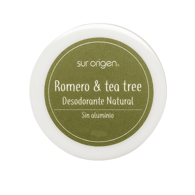 Desodorante Crema Natural Romero & Tea Tree