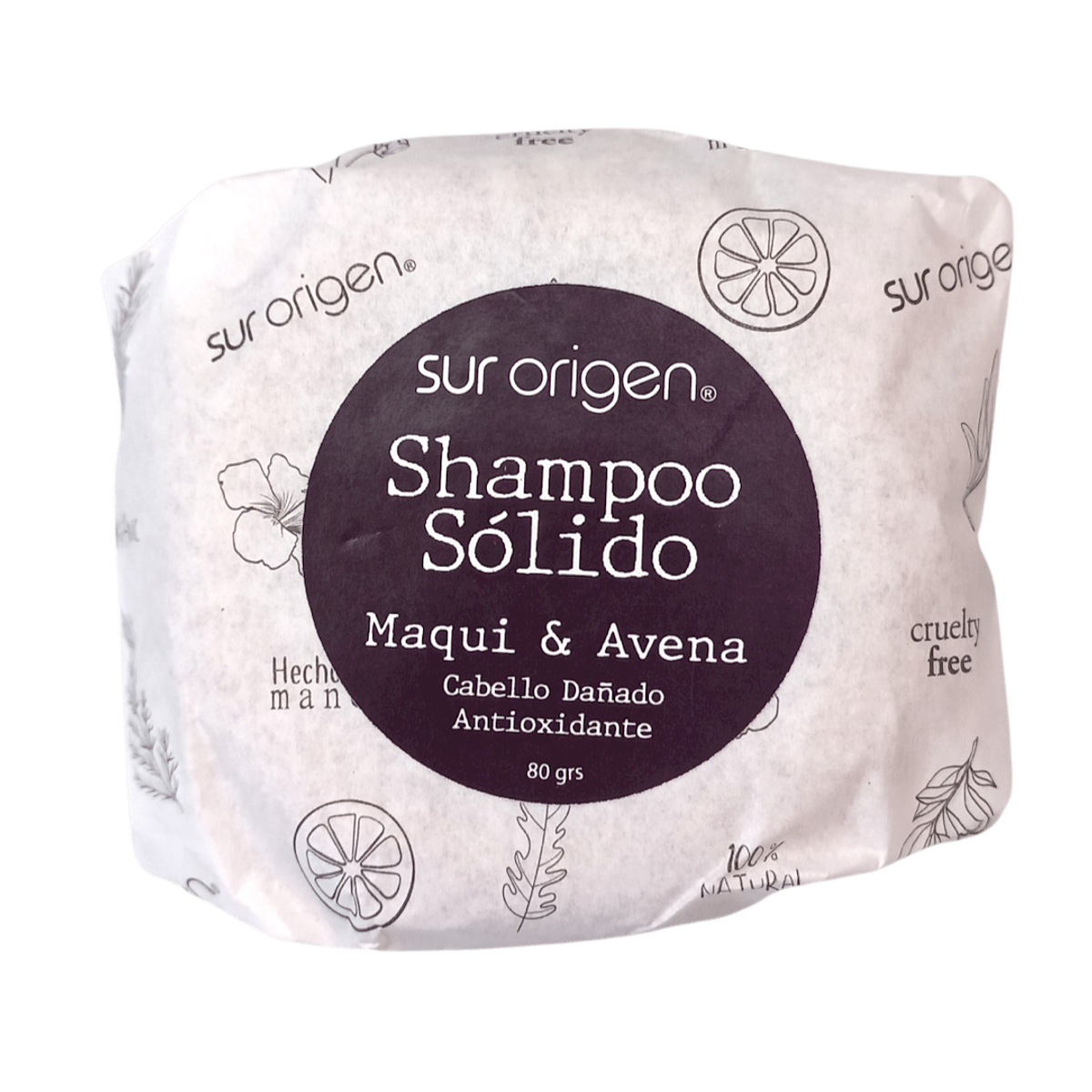 Shampoo Sólido (Barra) Maqui & Avena