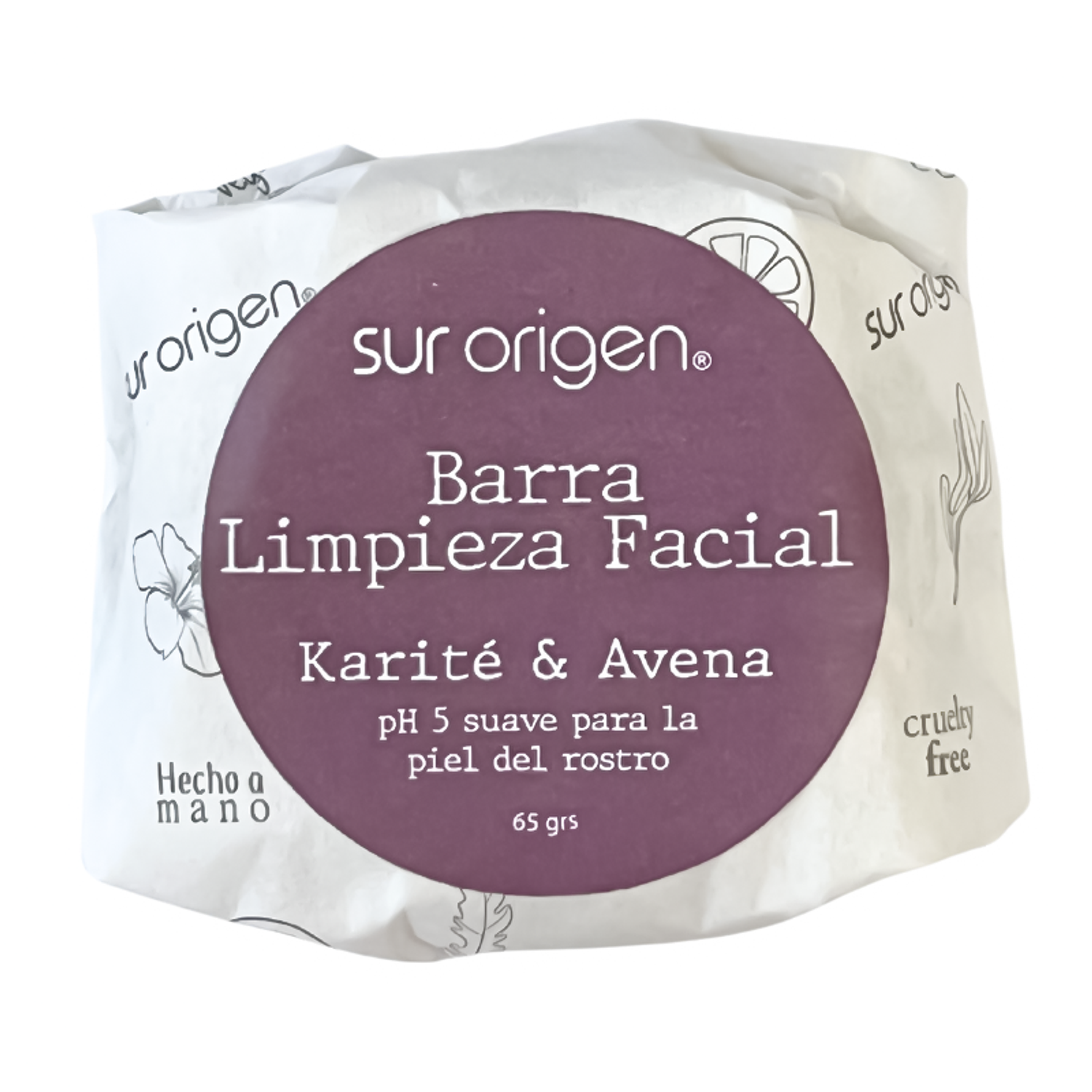 Barra de Limpieza Facial Karité & Avena