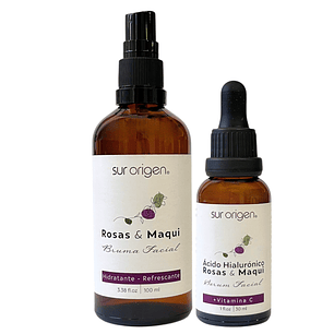Set Cuidado Facial Rosas & Maqui