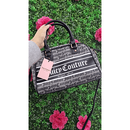 CARTERA JUICY COUTURE GRIS CON NEGRA 