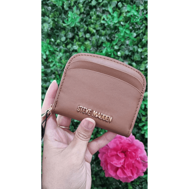 MONEDERO / TARJETERO STEVE MADDEN CAFÉ