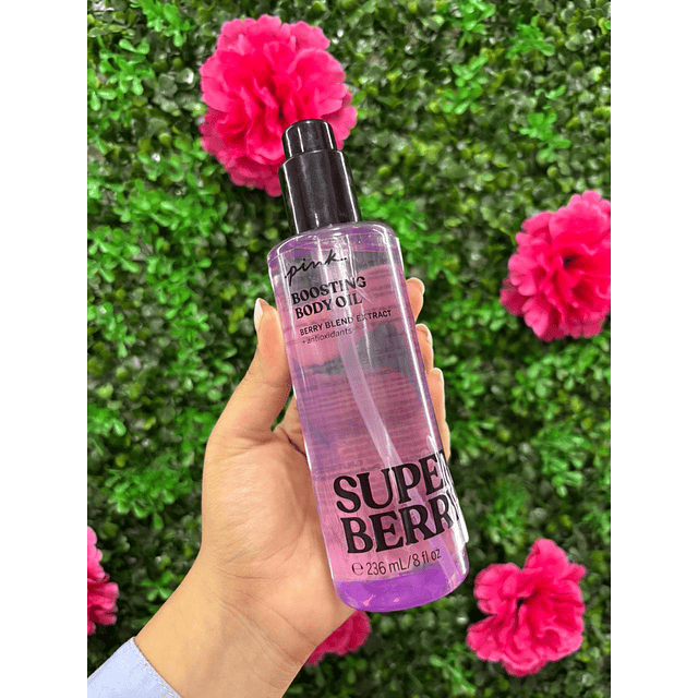 ACEITE CORPORAL SUPER BERRY PINK 236ML