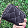 BILLETERA JUICY NEGRA RECTANGULAR CON PINES