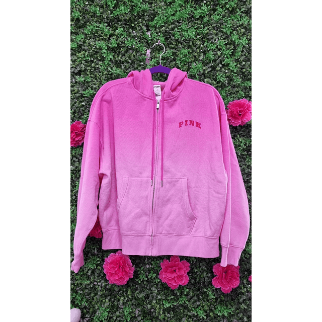 POLERON PINK ROSADO TALLA M