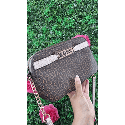 CROSSBODY GUESS CAFE C/CORREA BEIGE