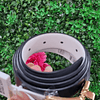CINTURON REVERSIBLE MK NEGRO LISO TALLA L