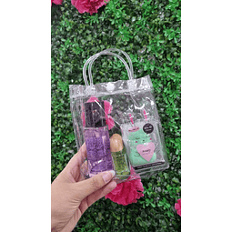 SET FRAGANCIA LOVE SPELL 75 ML + ESPONJA VERDE + BBW