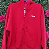 POLERON PINK ROJO TALLA S