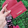 SET TARJETERO+MONEDERO STEVE MADDEN ROJO