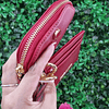SET TARJETERO+MONEDERO STEVE MADDEN ROJO