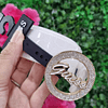 CINTURON GUESS BLANCO CON BRILLO TALLA S